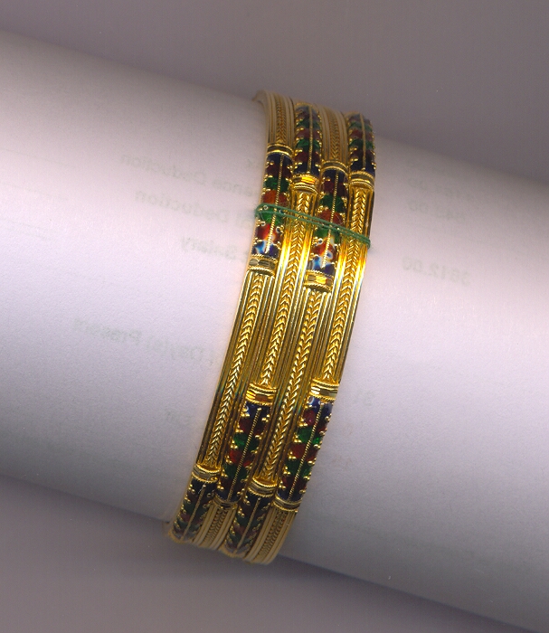GOLD BANGLE PLAIN FANCY