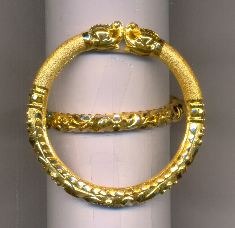 GOLD BANGLE PLAIN FANCY