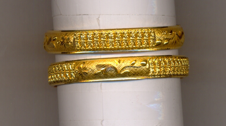 GOLD BANGLE PLAIN FANCY