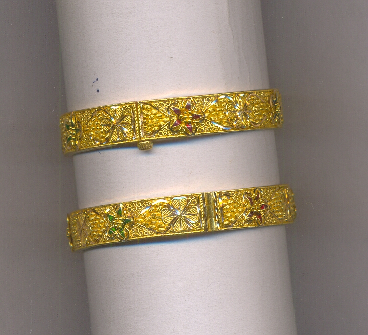 GOLD BANGLE PLAIN FANCY