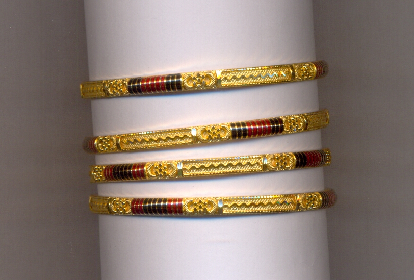 GOLD BANGLE PLAIN FANCY