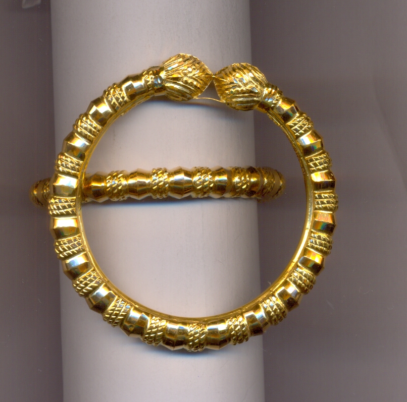 GOLD BANGLE PLAIN FANCY