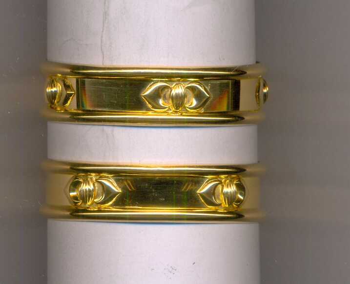GOLD BANGLE PLAIN FANCY
