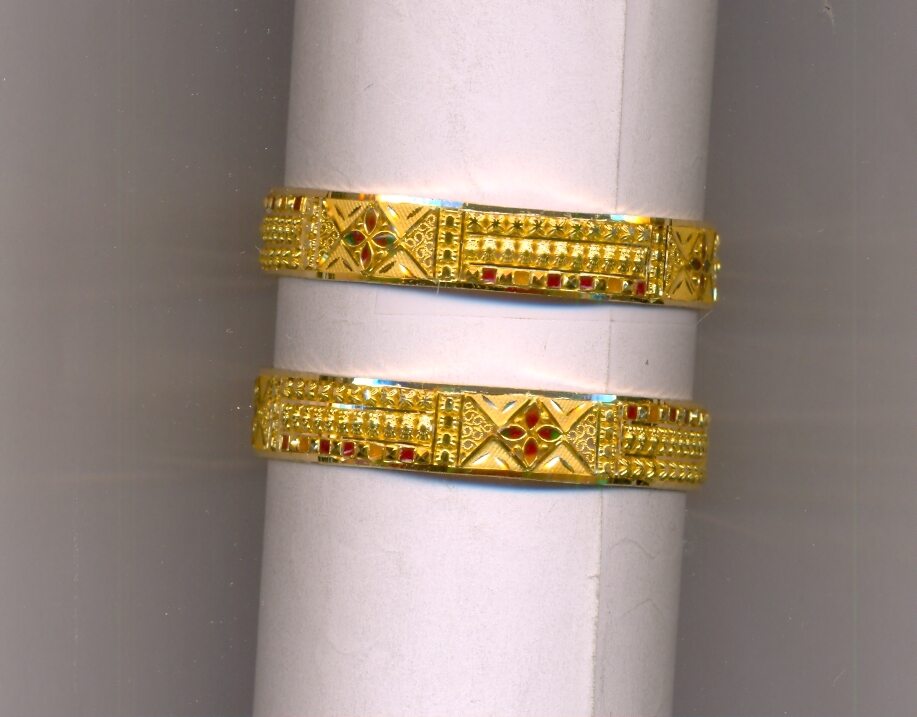 GOLD BANGLE PLAIN FANCY