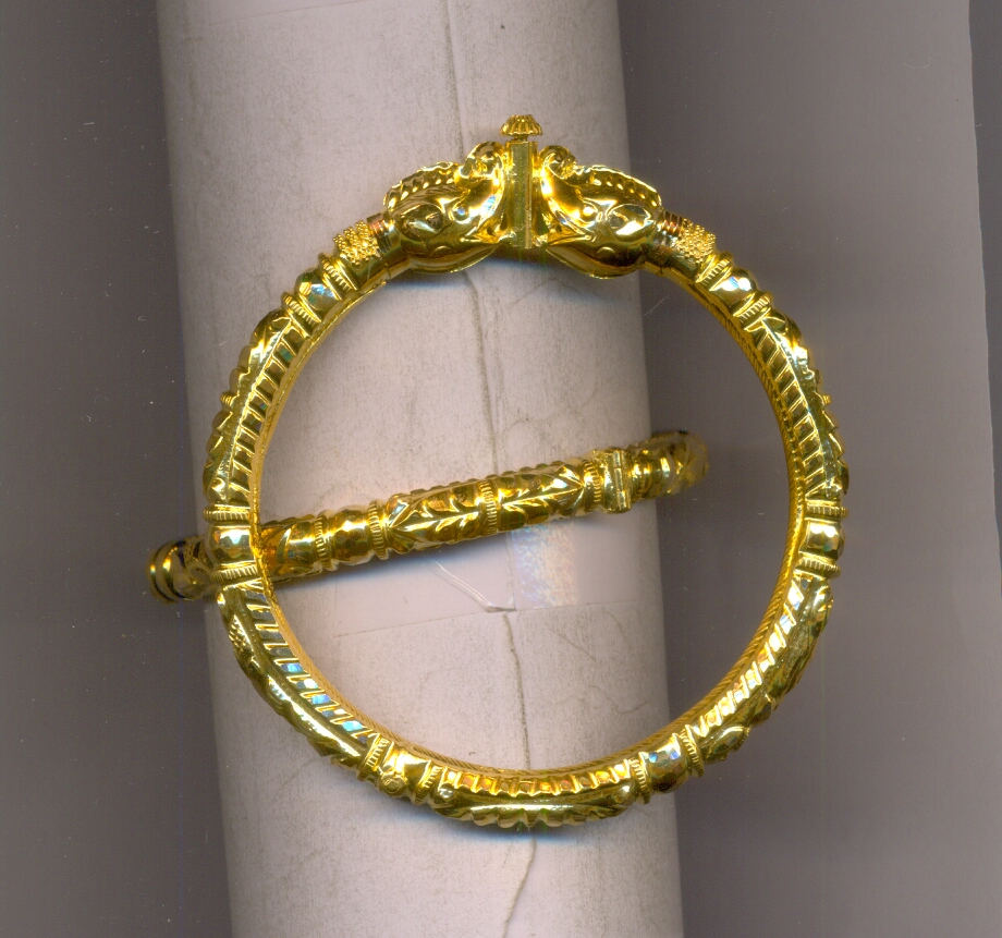 GOLD BANGLE PLAIN FANCY