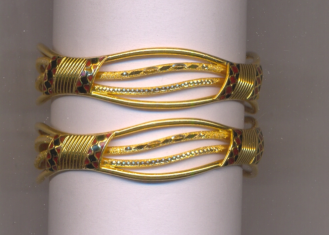 GOLD BANGLE PLAIN FANCY