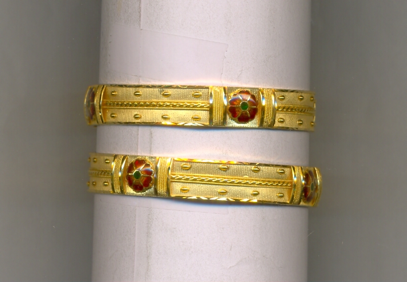 GOLD BANGLE PLAIN FANCY
