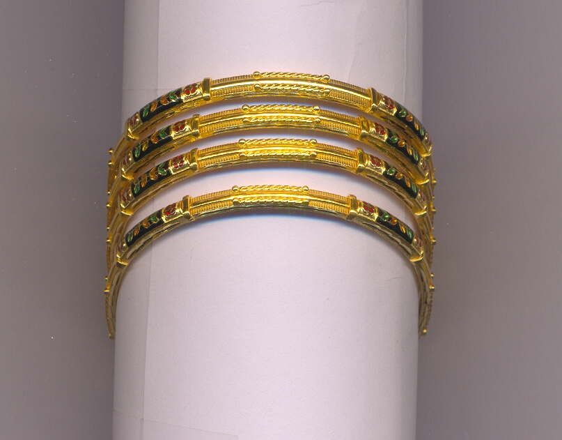 GOLD BANGLE PLAIN FANCY
