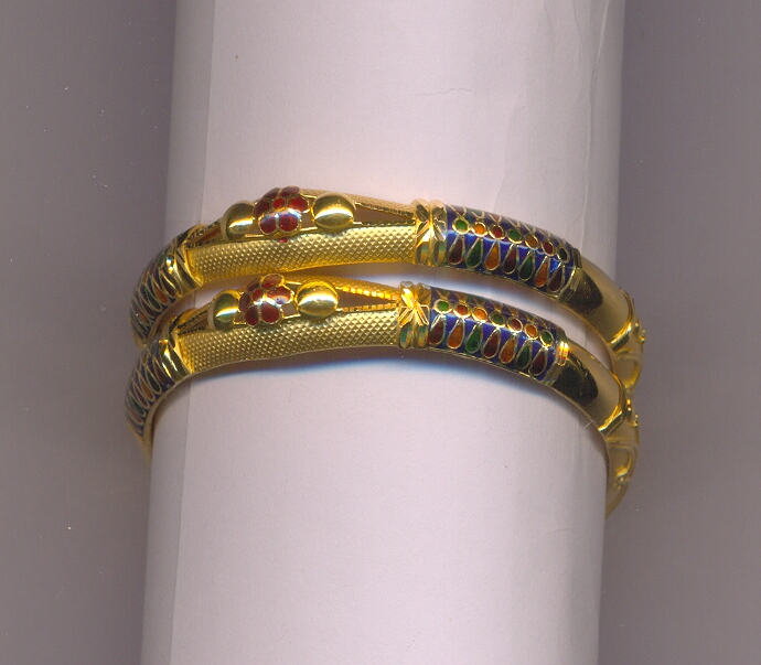 GOLD BANGLE PLAIN FANCY