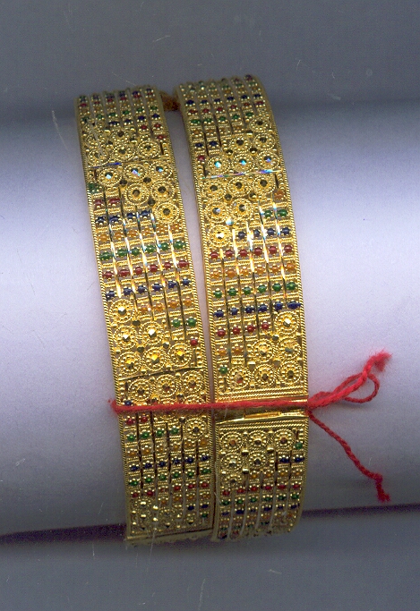 GOLD BANGLE PLAIN FANCY