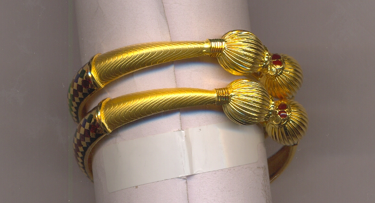 GOLD BANGLE PLAIN FANCY