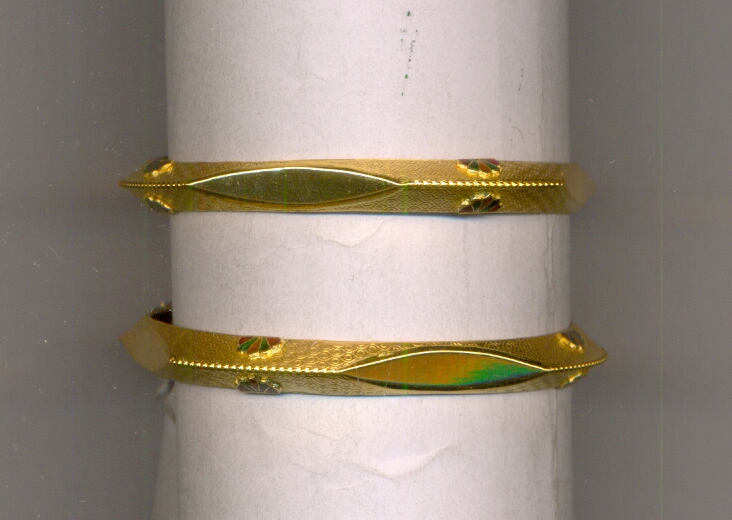 GOLD BANGLE PLAIN FANCY