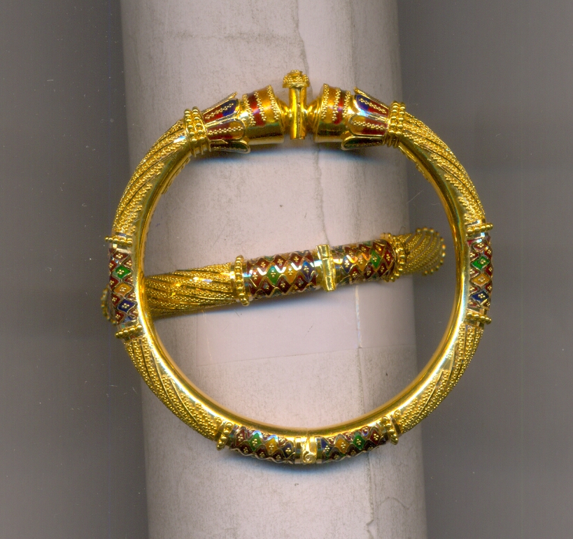 GOLD BANGLE PLAIN FANCY