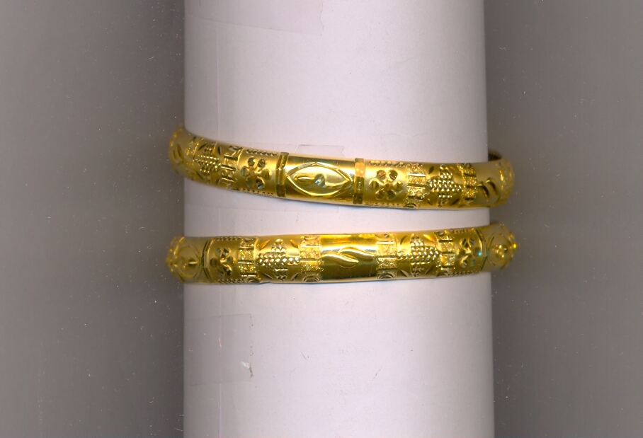 GOLD BANGLE PLAIN FANCY