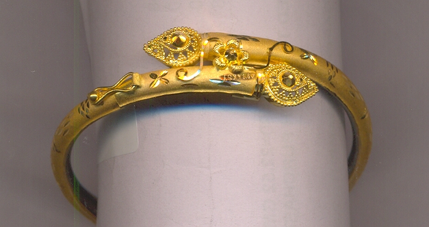 GOLD BANGLE PLAIN FANCY