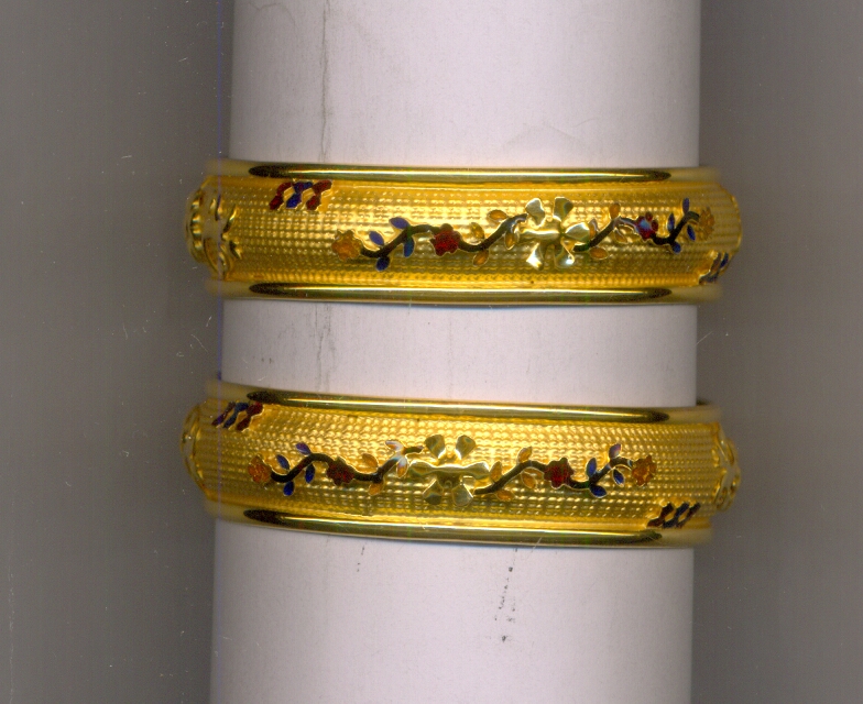 GOLD BANGLE PLAIN FANCY