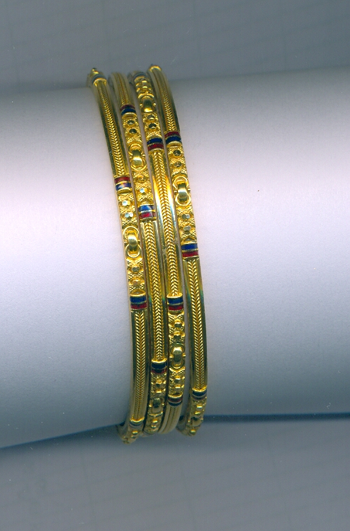 GOLD BANGLE PLAIN FANCY