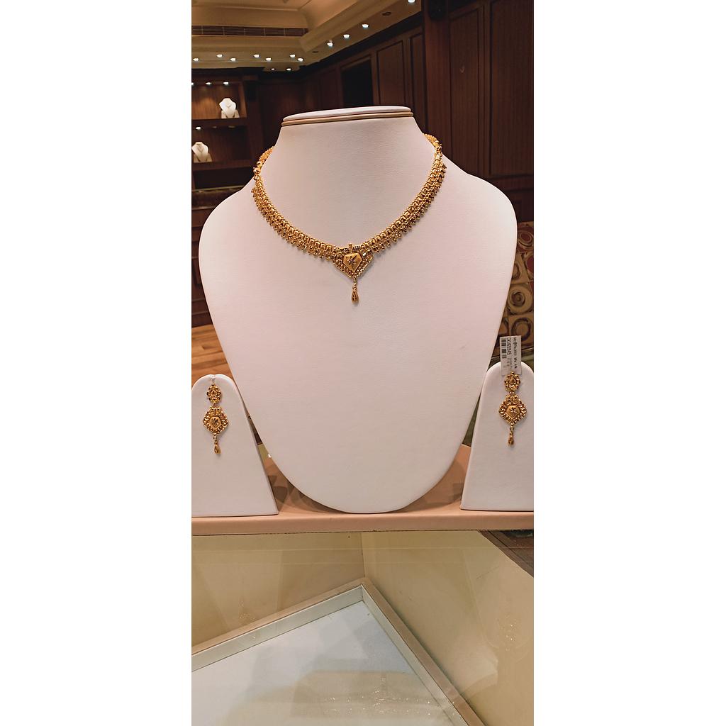 GOLD HALF SET ROUND PLAIN FANCY