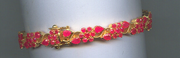 GOLD BANGLE REALSTONE EXCLUSIVE