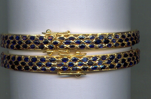 GOLD BANGLE REALSTONE GENERAL