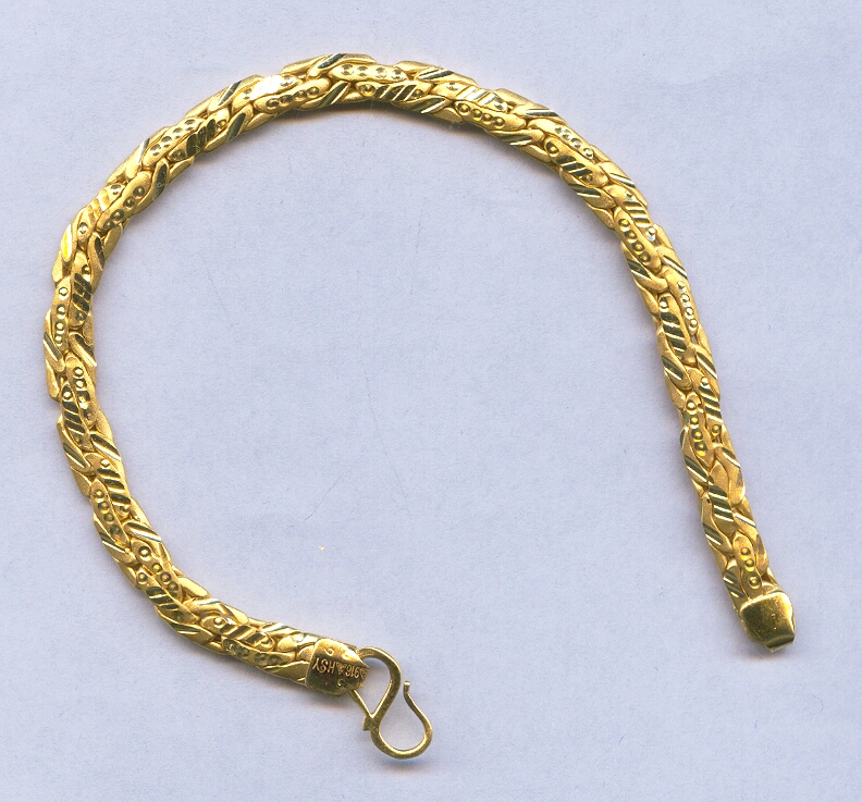 GOLD BRACELET GENTS