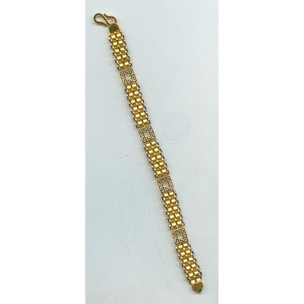 GOLD BRACELET GENTS PLAIN EXCLUSIVE