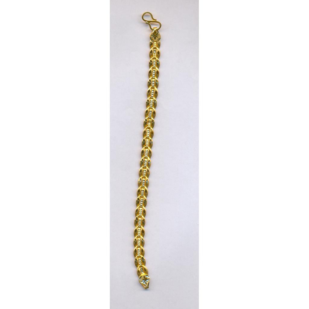 GOLD BRACELET GENTS PLAIN EXCLUSIVE
