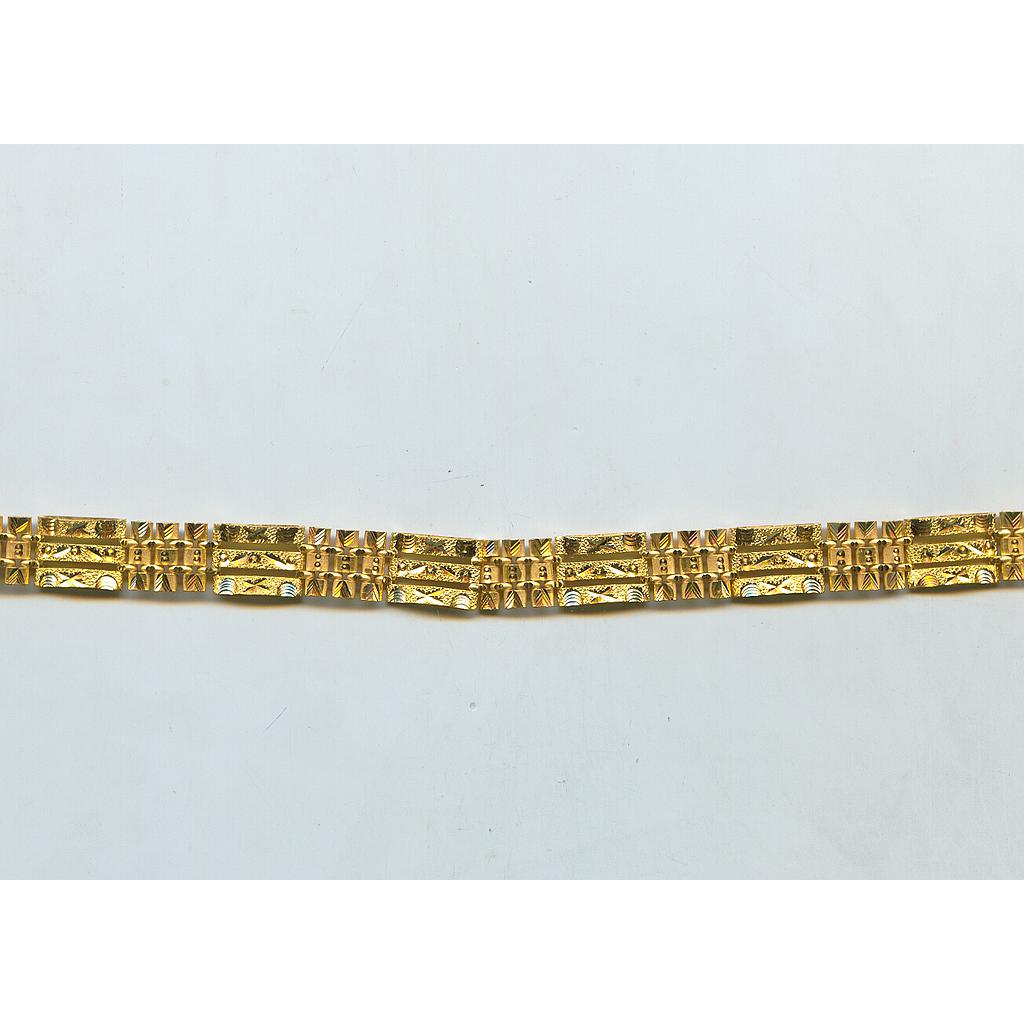 GOLD BRACELET GENTS PLAIN EXCLUSIVE