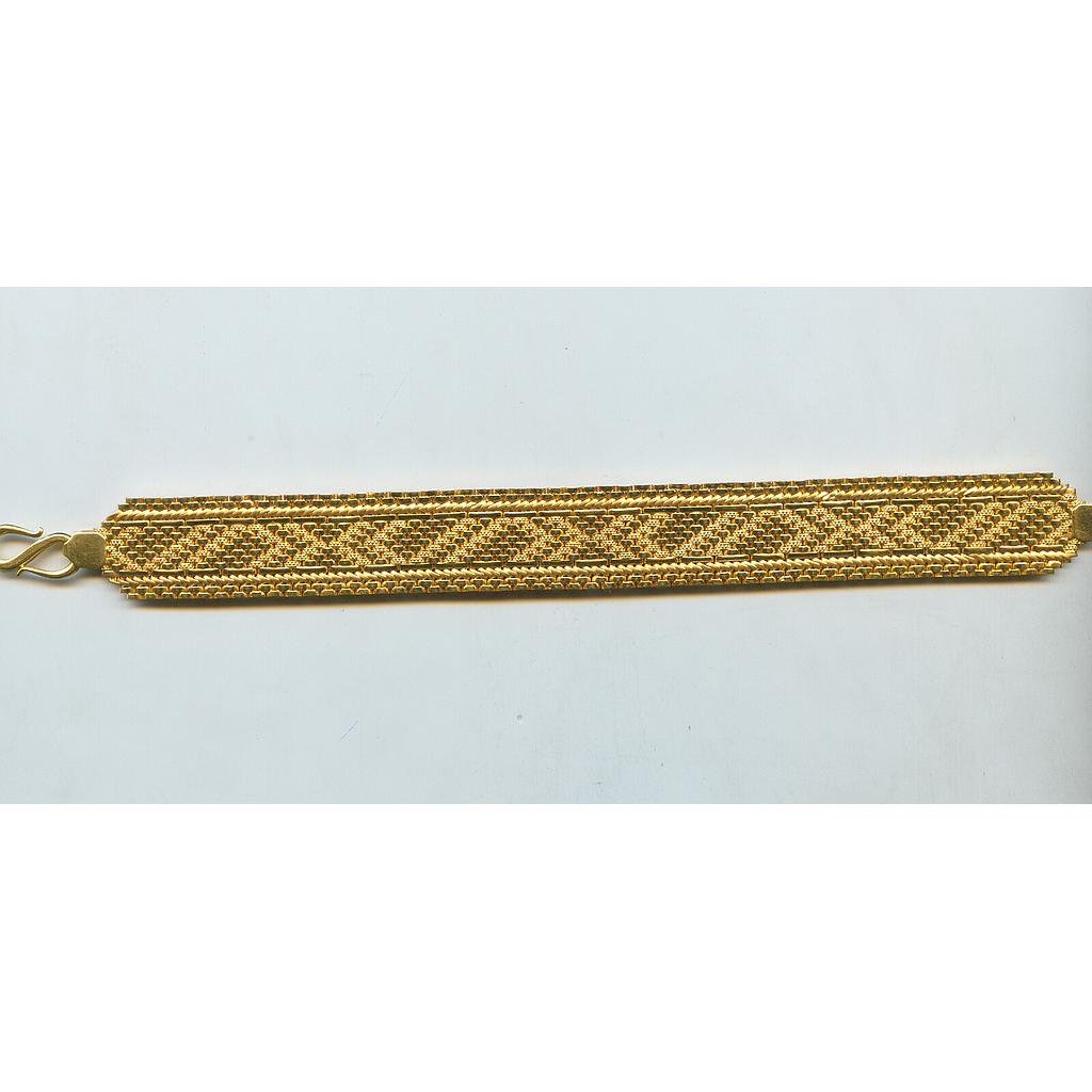 GOLD BRACELET GENTS PLAIN EXCLUSIVE
