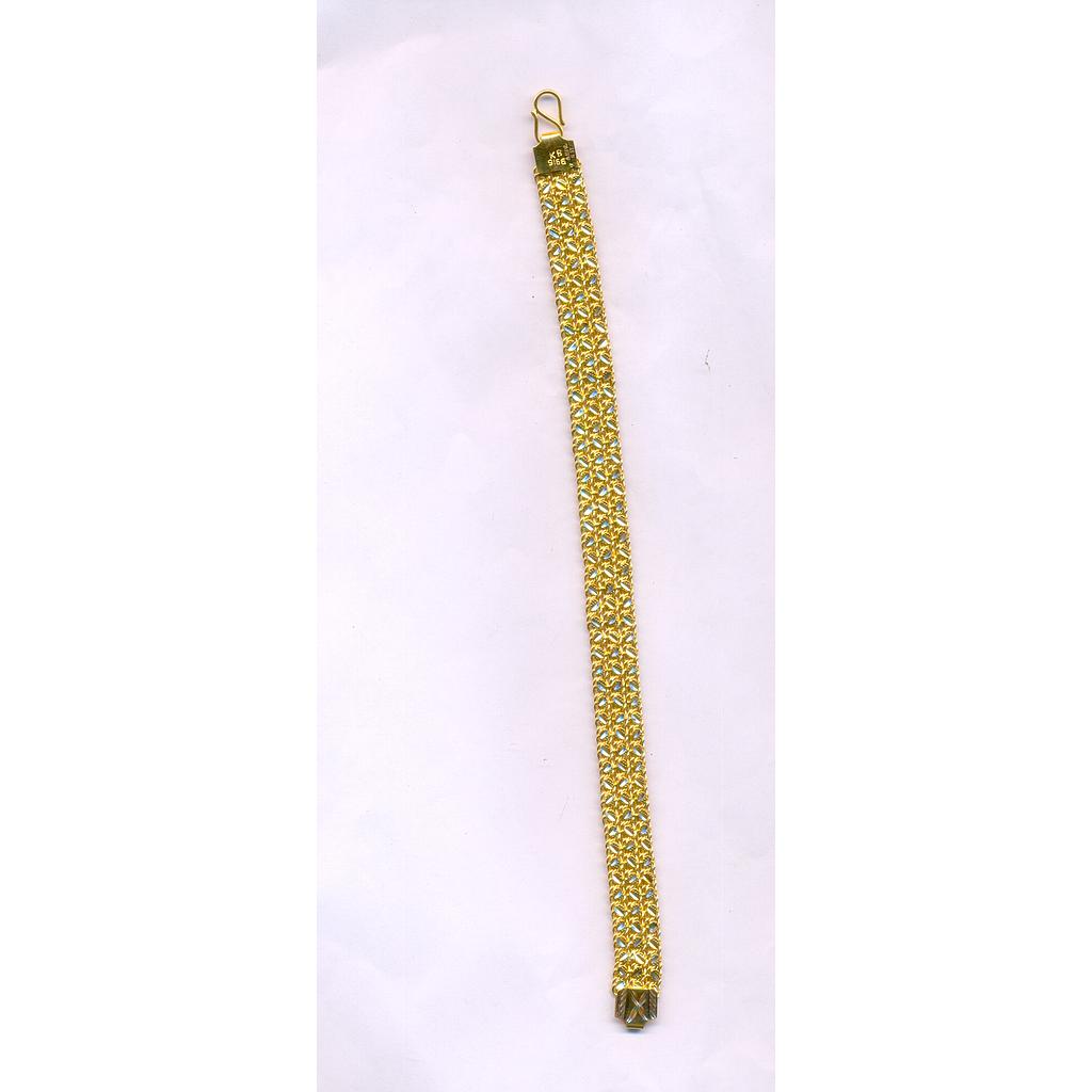 GOLD BRACELET GENTS PLAIN EXCLUSIVE