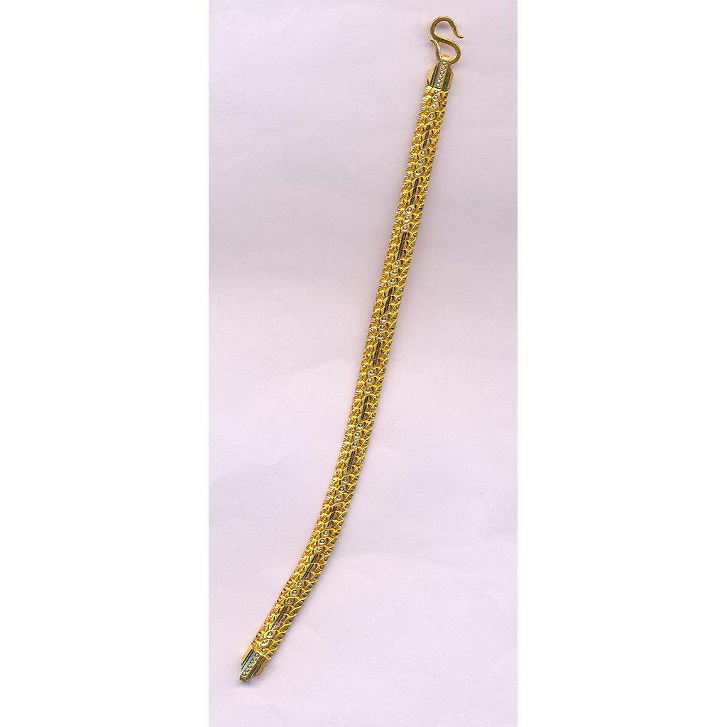 GOLD BRACELET GENTS PLAIN EXCLUSIVE