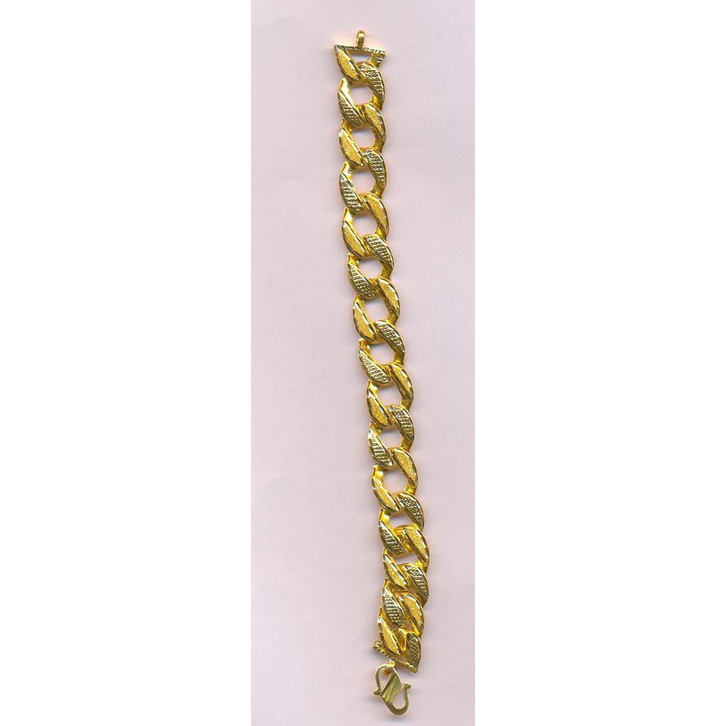 GOLD BRACELET GENTS PLAIN FANCY