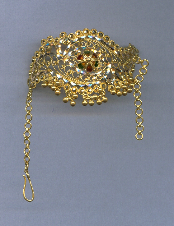 GOLD BRACELET GENTS PLAIN FANCY