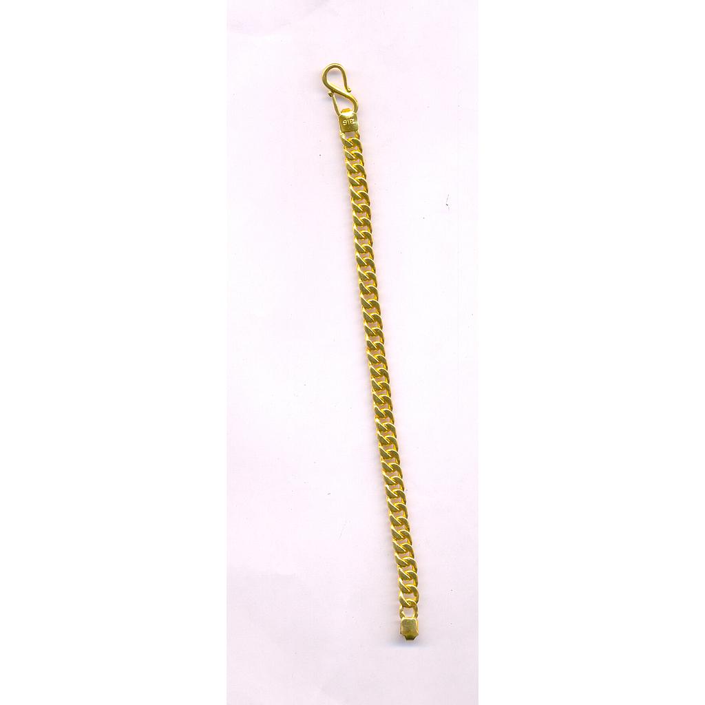 GOLD BRACELET GENTS PLAIN FANCY