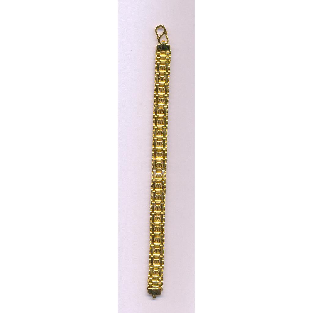 GOLD BRACELET GENTS PLAIN FANCY