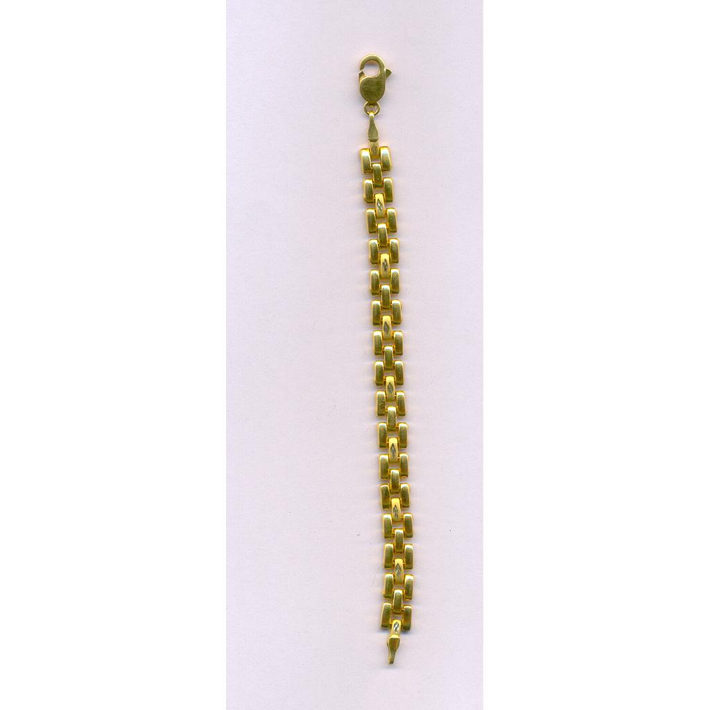 GOLD BRACELET GENTS PLAIN FANCY