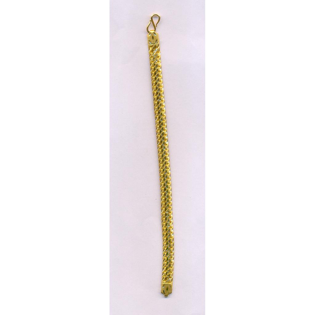GOLD BRACELET GENTS PLAIN FANCY