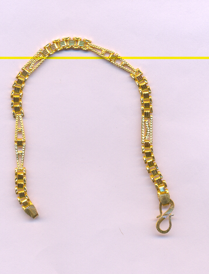 GOLD BRACELET GENTS PLAIN GENERAL