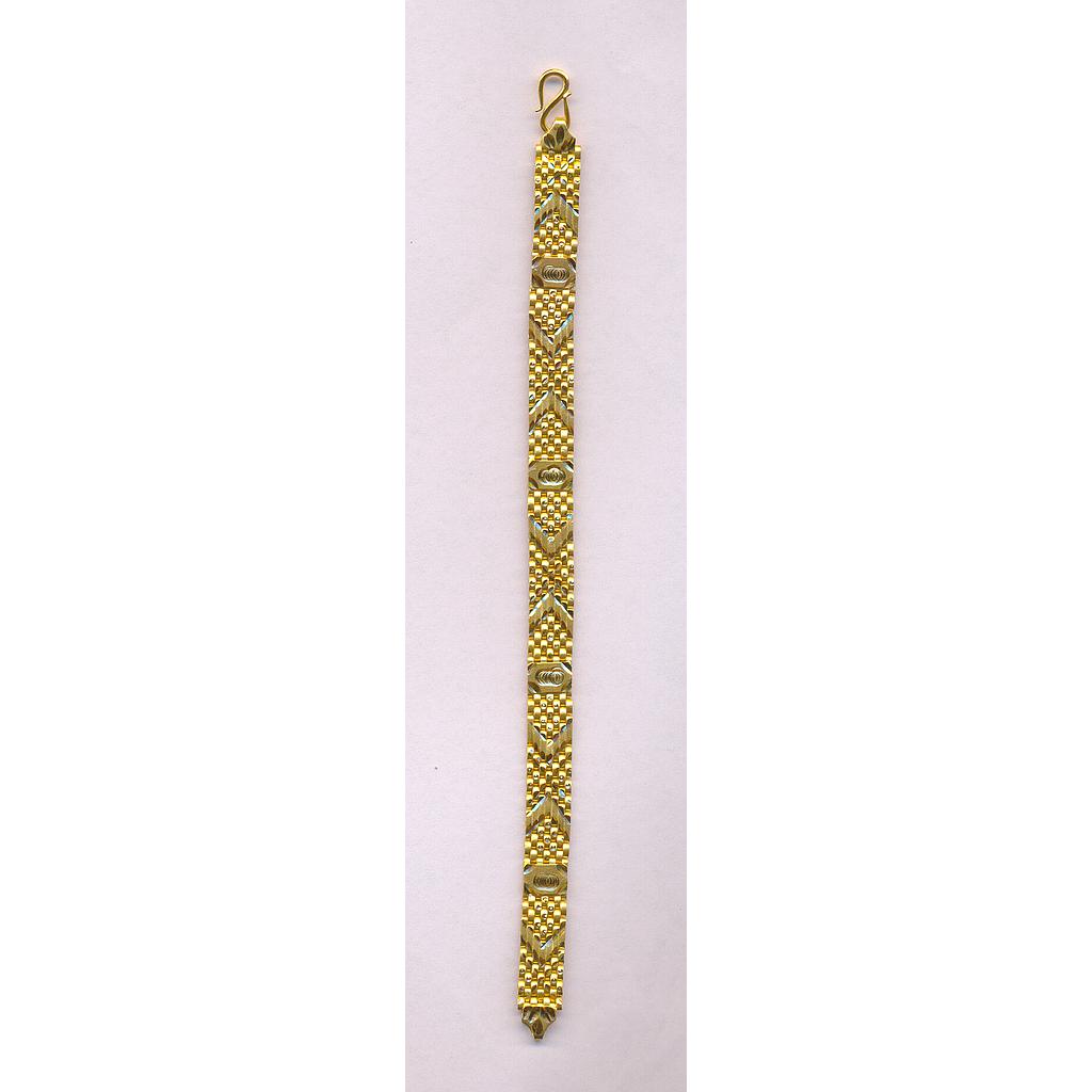 GOLD BRACELET GENTS PLAIN GENERAL