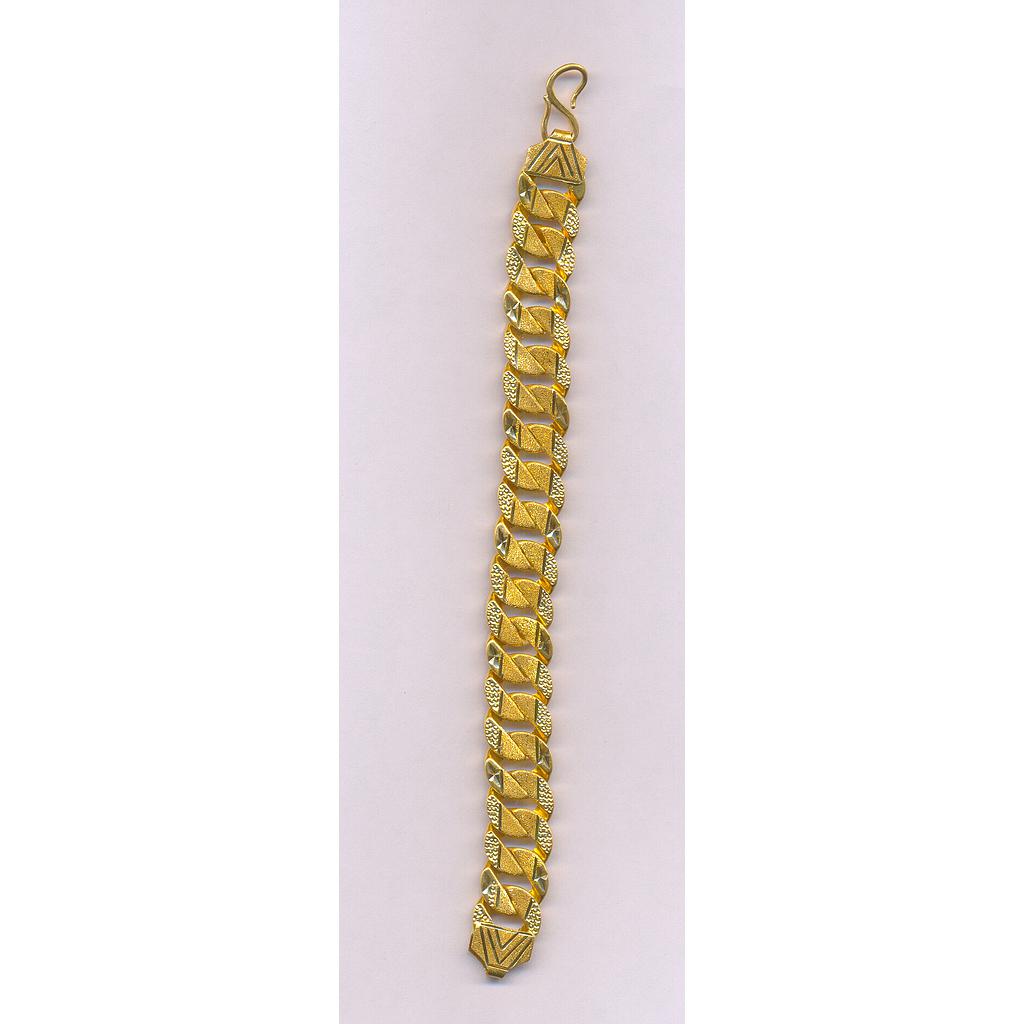 GOLD BRACELET GENTS PLAIN GENERAL