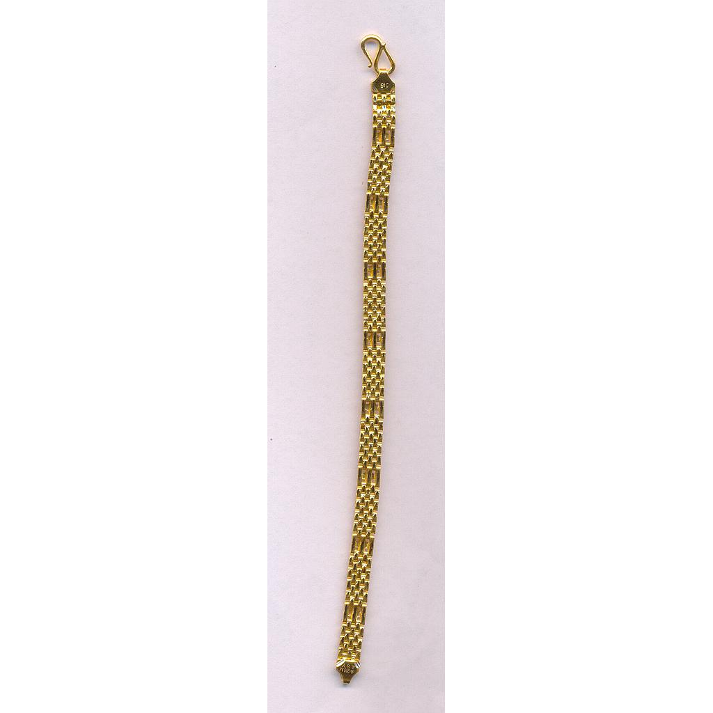 GOLD BRACELET GENTS PLAIN GENERAL