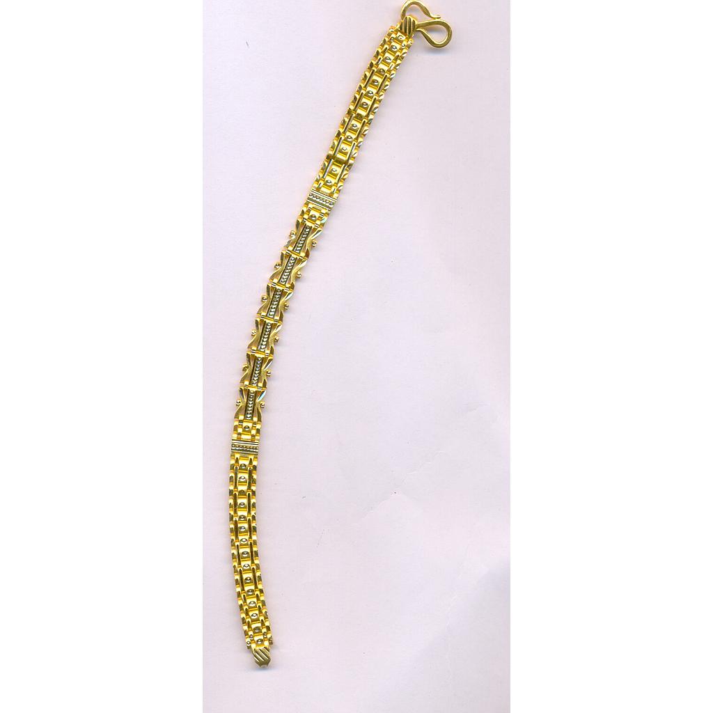 GOLD BRACELET GENTS PLAIN GENERAL
