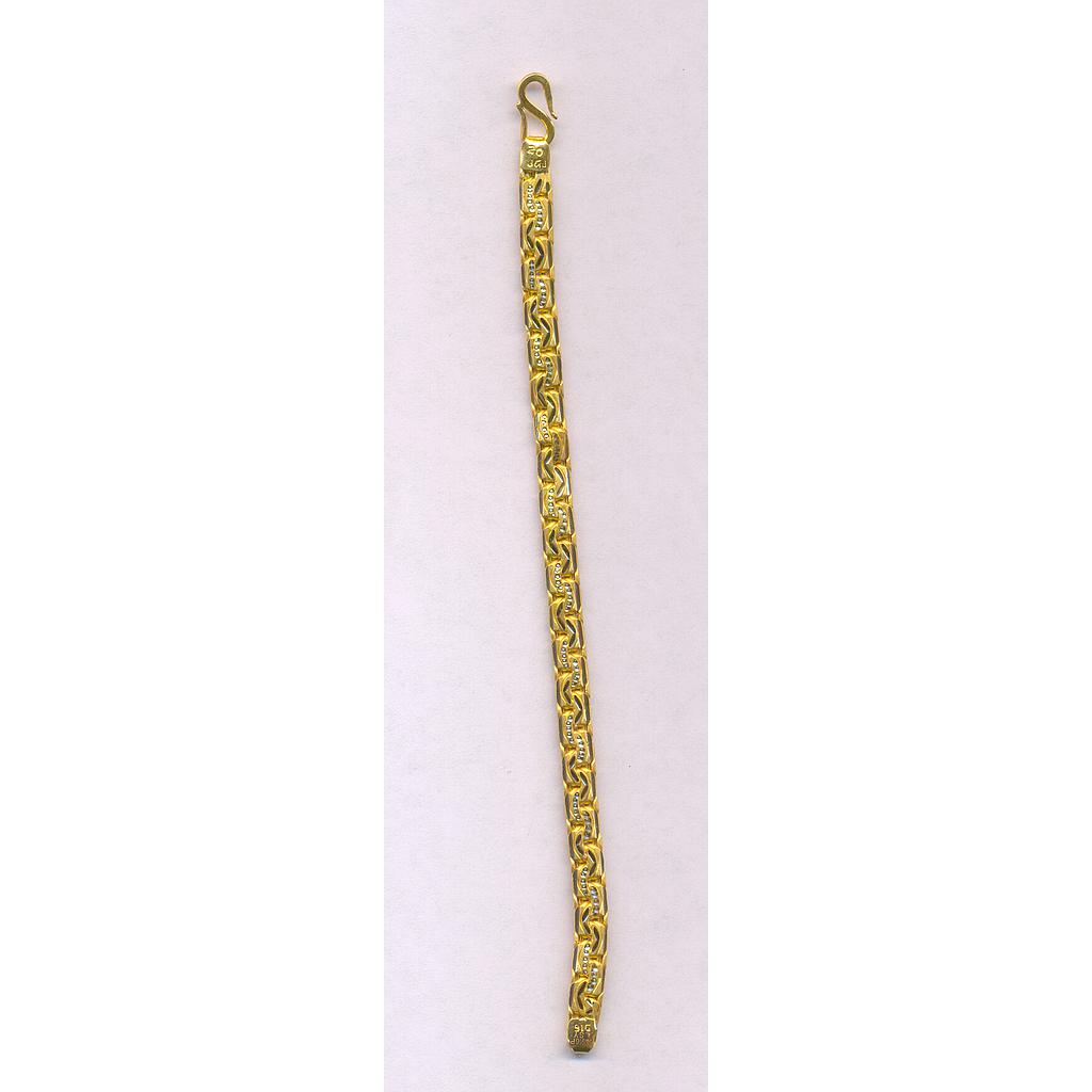 GOLD BRACELET GENTS PLAIN GENERAL