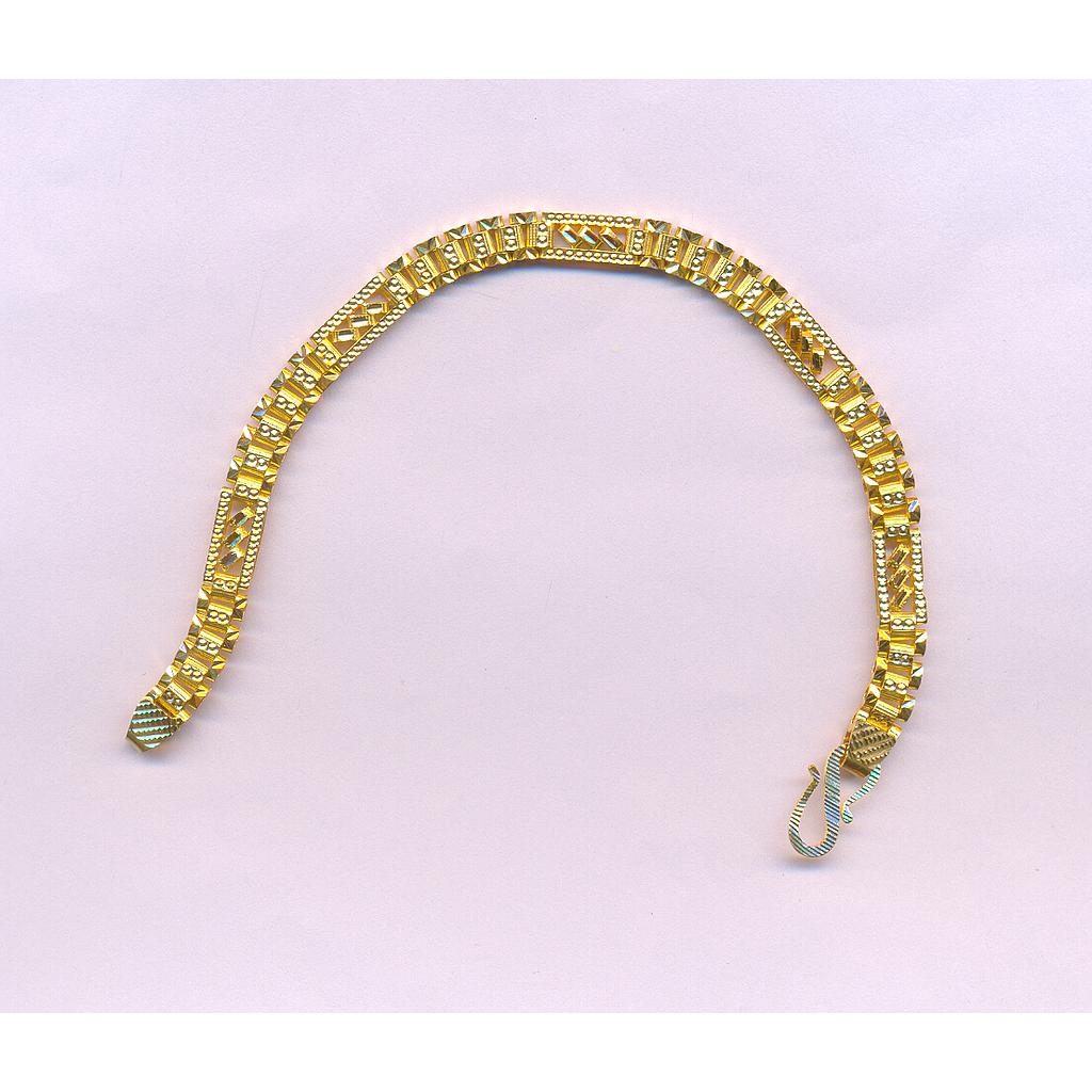 GOLD BRACELET GENTS PLAIN GENERAL