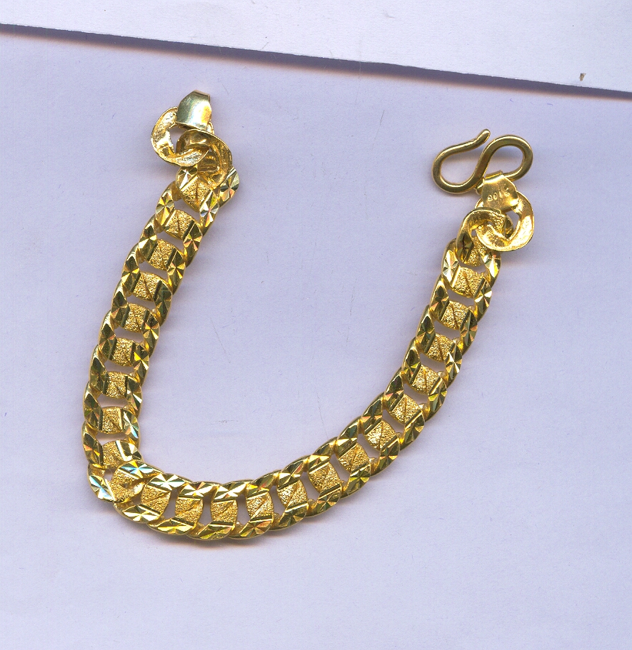GOLD BRACELET GENTS PLAIN GENERAL