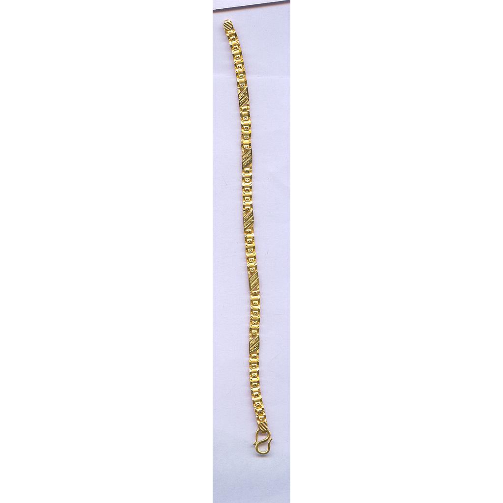 GOLD BRACELET GENTS PLAIN GENERAL