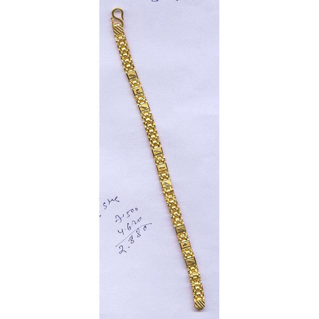 GOLD BRACELET GENTS PLAIN GENERAL