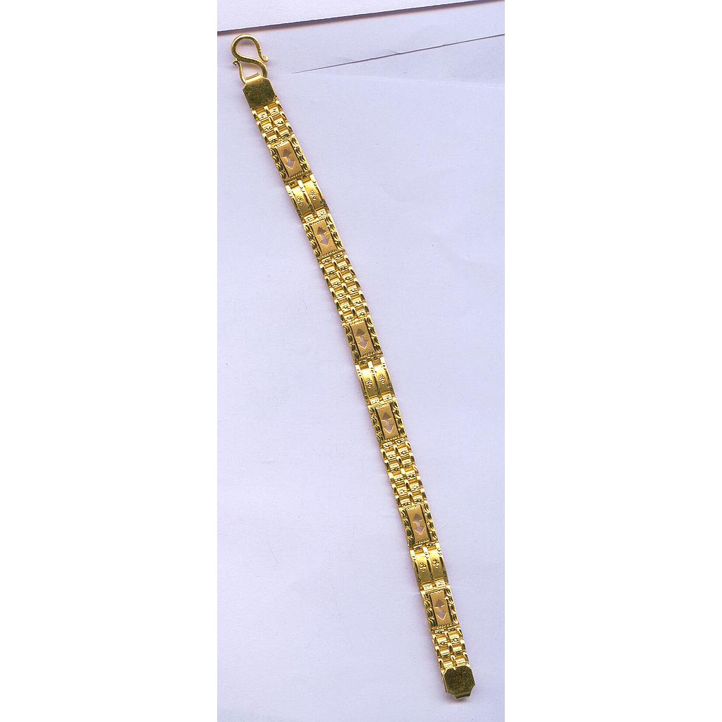 GOLD BRACELET GENTS PLAIN GENERAL