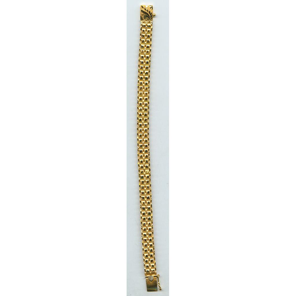 GOLD BRACELET GENTS PLAIN GENERAL
