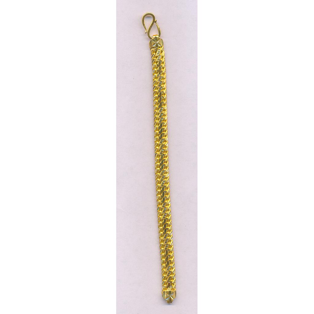 GOLD BRACELET GENTS PLAIN GENERAL